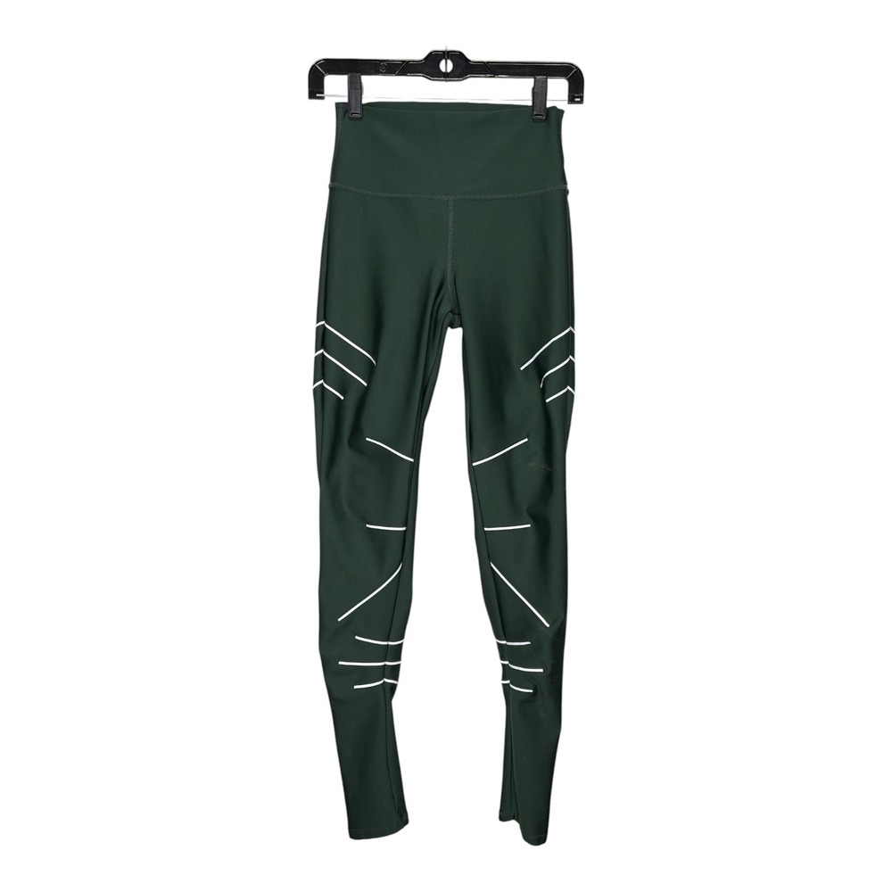 Alo Yoga Sequence Reflective Leggings Forest Green Small